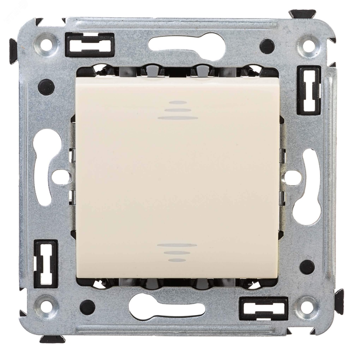 Avanti Выключатель одноклавишный, в стену, Ванильная дымка