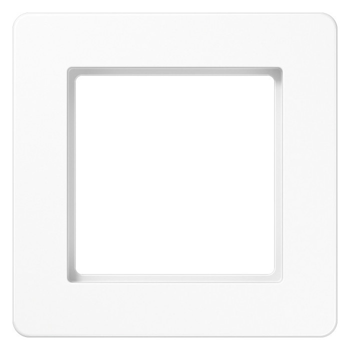 Рамка 1 пост Jung AFLOW, белый блестящий, AF581BFWW