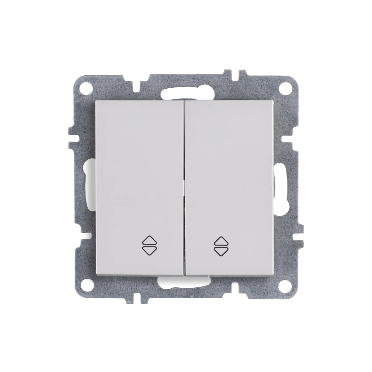  Выключатель двухклавишный проходной механизм бел Arvia Electric Lavin/ Karen 50 01 1000 211				
