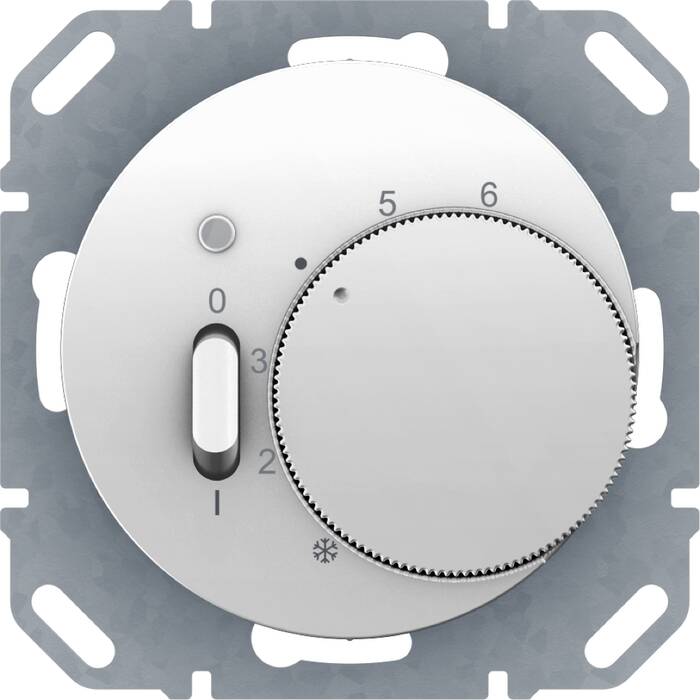 Термостат комнатный Berker, белый глянцевый, 20302089