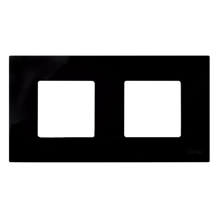 Декоративная рамка 2 поста Simon SIMON 27 PLAY, черный, 2700627-071