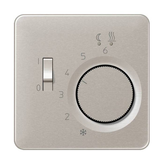 Накладка на терморегулятор Jung CD 500, платина, CDFTR231PLPT