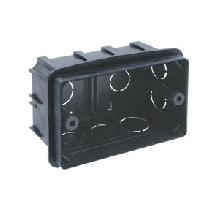 Коробка монтажная Plast Electro под ANAM 1-ая для сплошных стен, с крепежом, 100х60х50мм IP20 PE 000 031