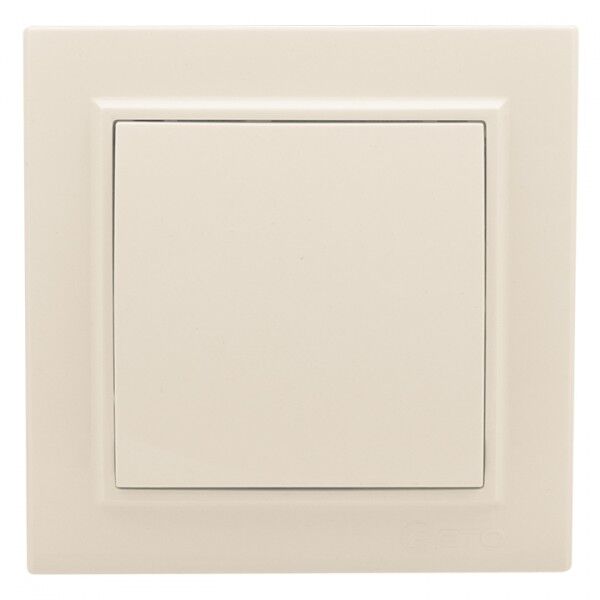 Выключатель одноклавишный EKF МИНСК, бежевый, ERV10-021-20