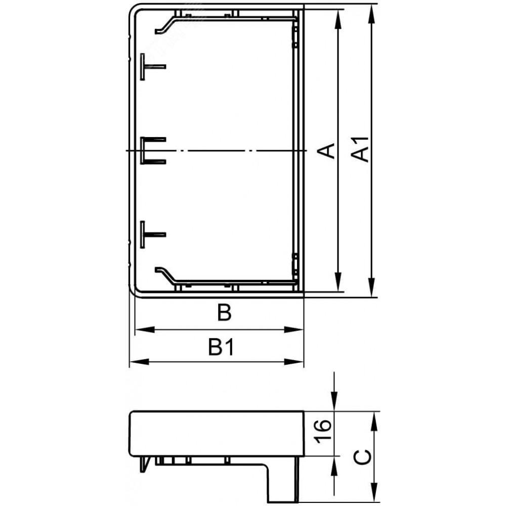 Заглушка для кабель-канала 25x30 торцевая LАN In-liner 00867 DKC