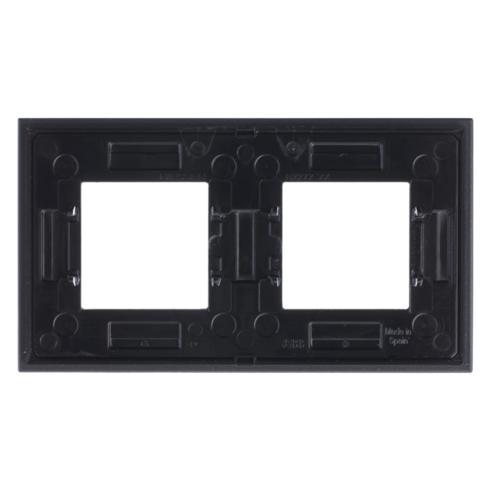 Рамка 2 поста ABB ZENIT, графит, 2CLA227200N3801