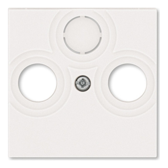 Накладка на розетку телевизионную ABB LEVIT, скрытый монтаж, жемчуг, 2CHH080300A4068