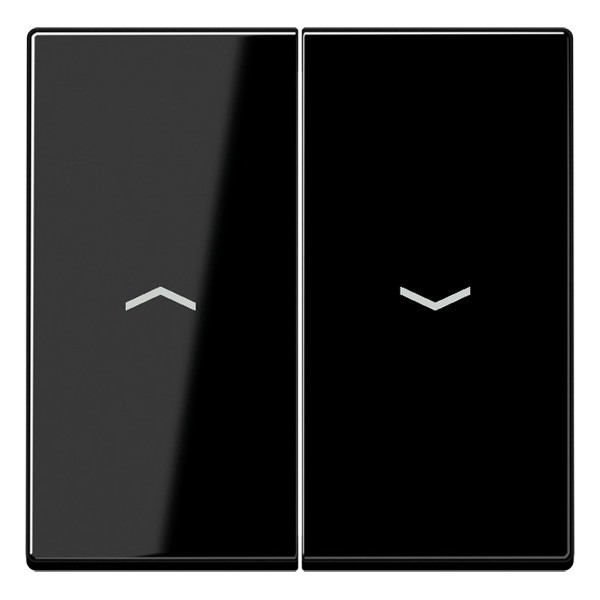 Клавиша для жалюзийного выключателя Jung А-СЕРИЯ, черный, A595PSW