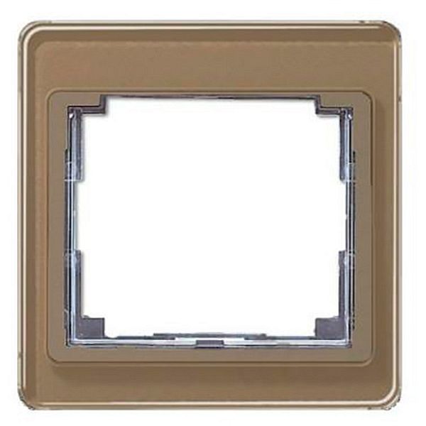 Рамка 1 пост Jung SL 500, бронзовый, SL581GB