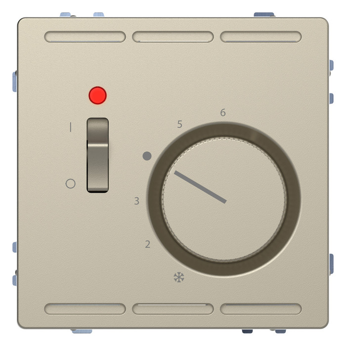 Термостат комнатный Schneider Electric MERTEN D-LIFE, с датчиком, песочный, MTN5761-6033
