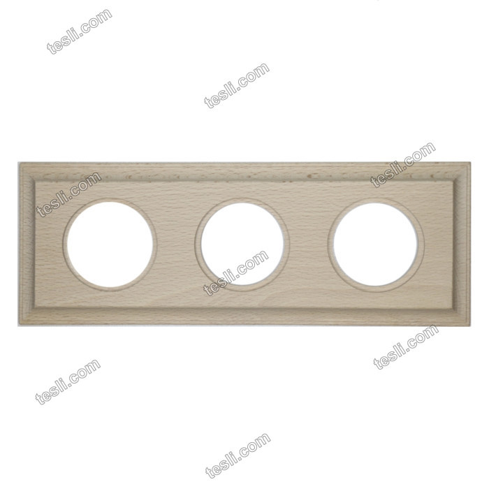 Рамка 3 поста Fontini VENEZIA, натуральное дерево, 36813002