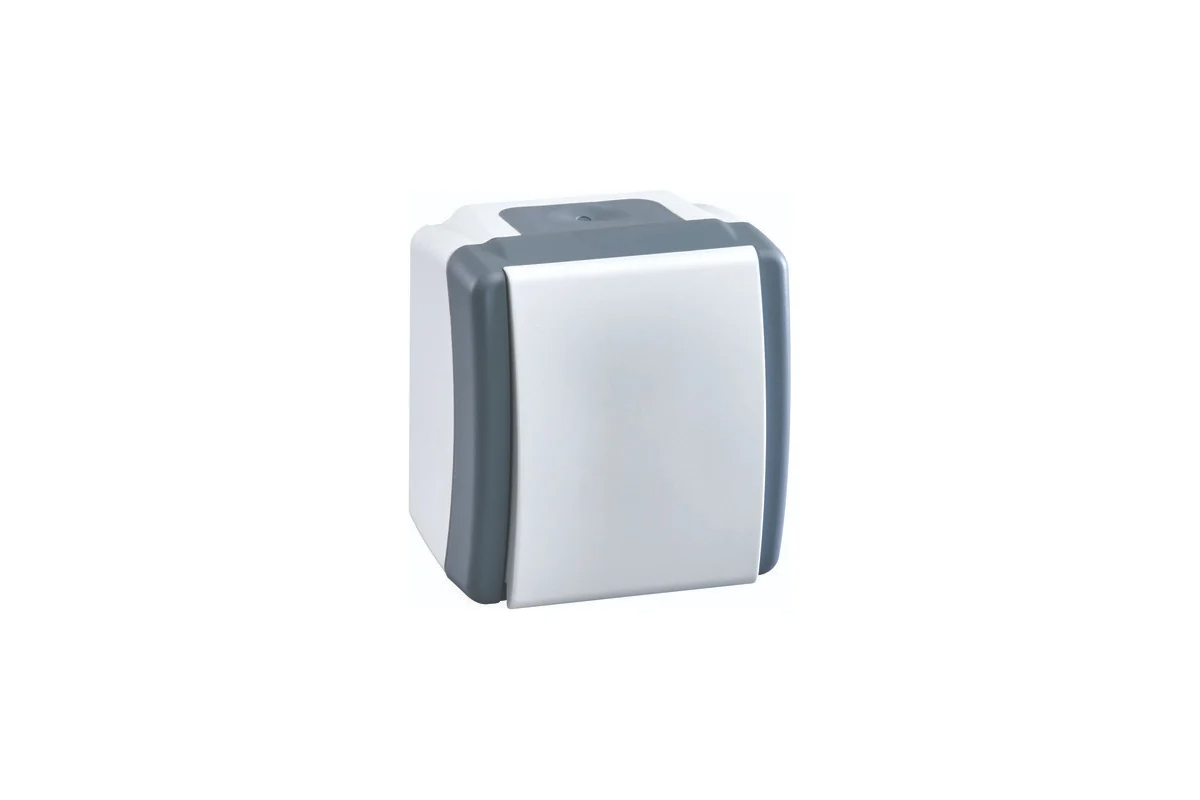 Выключатель одноклавишный влагозащищенный Mono Electric Octans IP54 154-020001-100