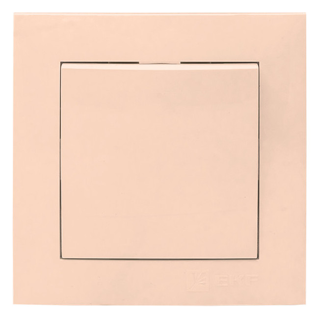 Выключатель одноклавишный EKF ВАЛЕНСИЯ, кремовый, EWV10-021-20