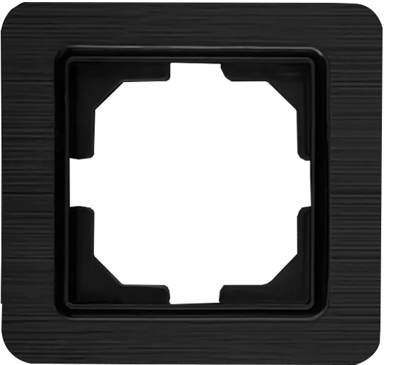 Рамка на 1 пост Arvia Electric Lavin черн 21 25 4000 021