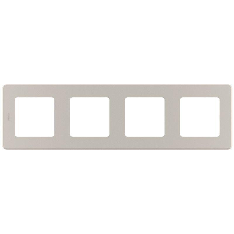 Рамка 4-м Inspiria шампань Leg 673968