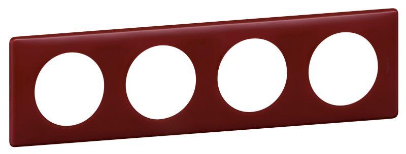 Рамка 4-м Celiane перкаль бордо Leg 066754