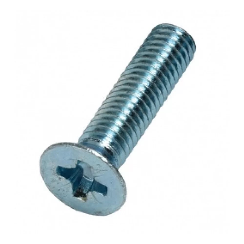 Винт DIN 965 М5х60 потайная голова класс прочности 4.8 покрытие цинк
