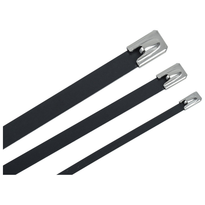 Хомут стальной ХСт 7,9х550мм с пол. покр. (100шт//упак) IEK