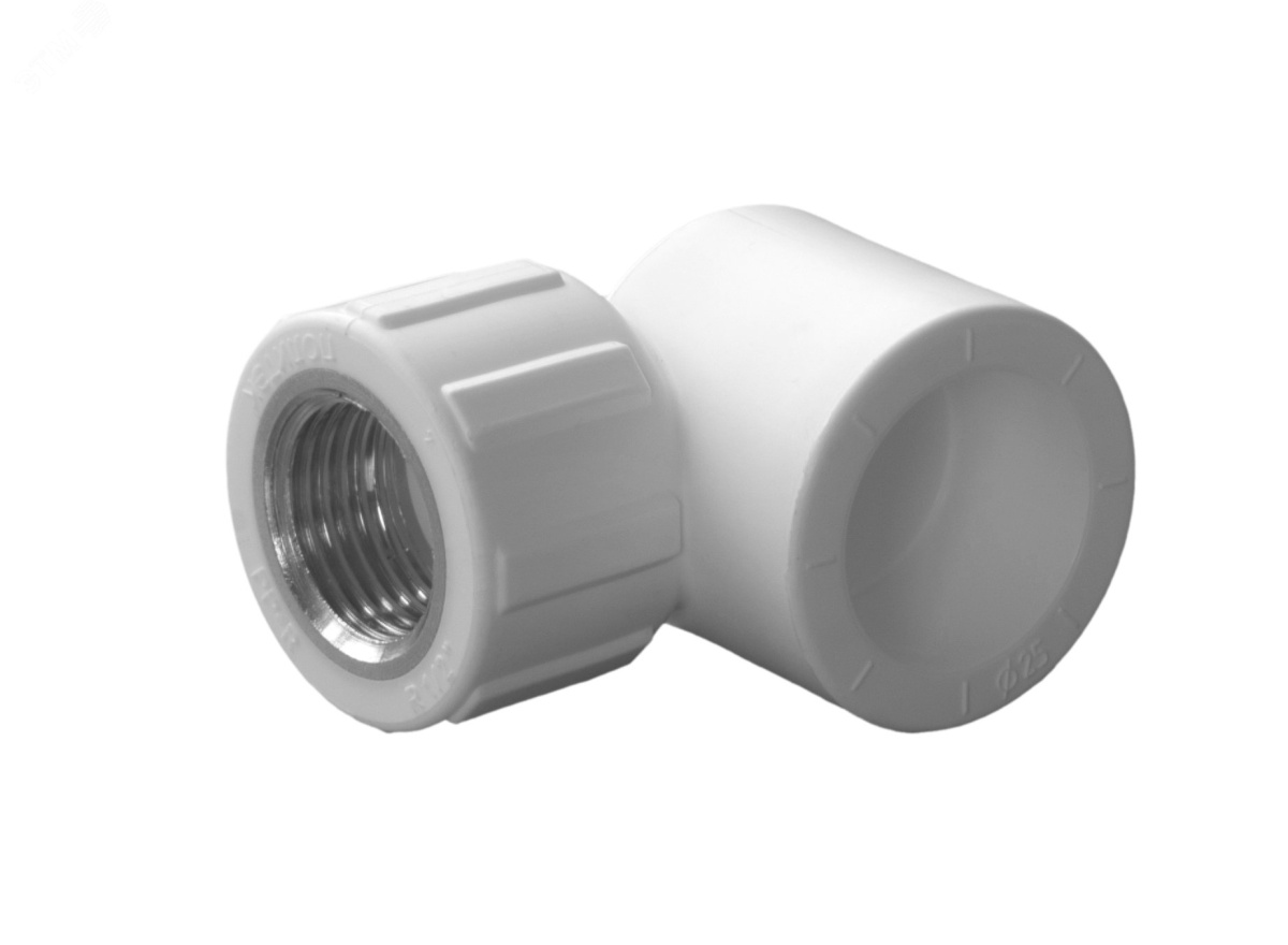 Угольник ВР 25х3/4 комбинированный, полипропиленовый