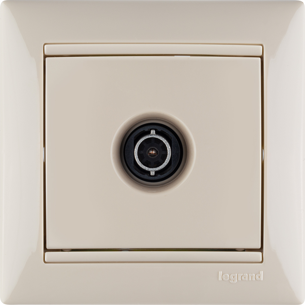 Механизм розетки TV СП Valena 1.5дБ сл. кость Leg 774329