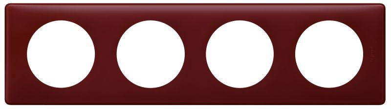 Рамка 4-м Celiane перкаль бордо Leg 066754