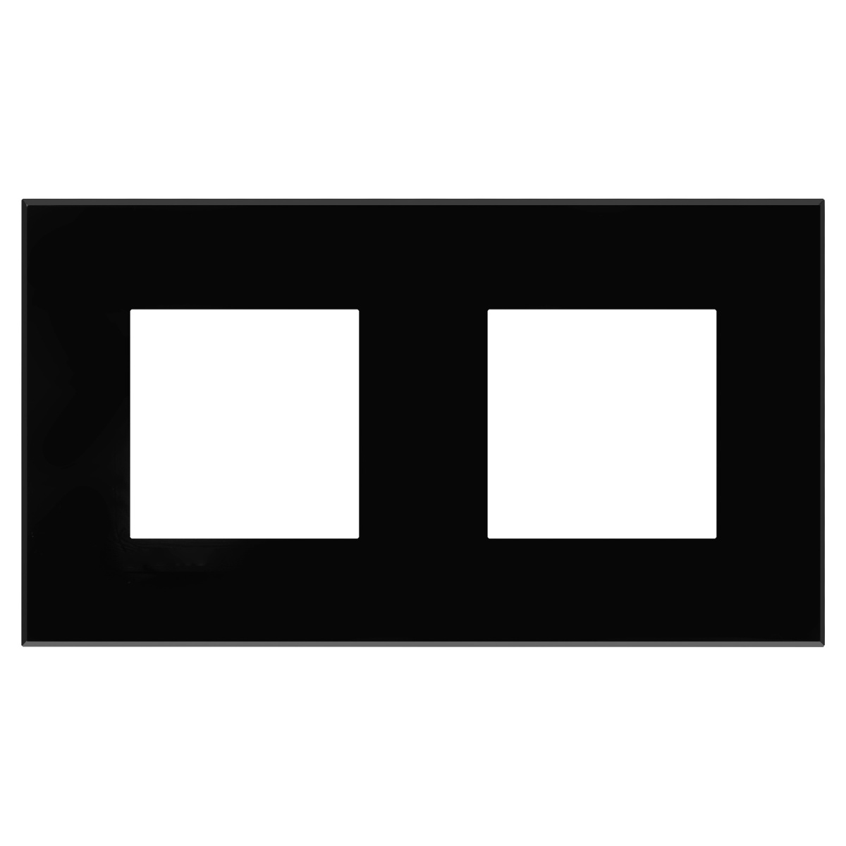 Avanti Рамка ARTLEBEDEV Черный квадрат 4 модульная