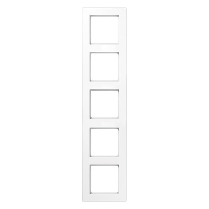 Рамка 5 постов Jung A CREATION, белый, AC585WW