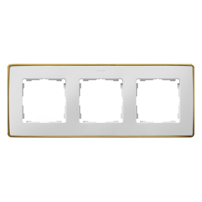 Рамка 3 поста Simon SIMON 82 DETAIL, белый, 8201630-245