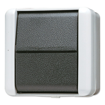 Выключатель одноклавишный Jung WG800, серый, 806W