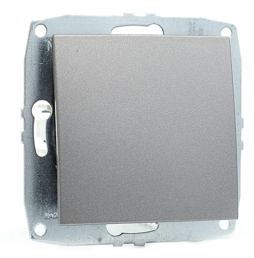 Выключатель одноклавишный Mono Electric Despina/ Larissa механизм антрацит 500-002425-100