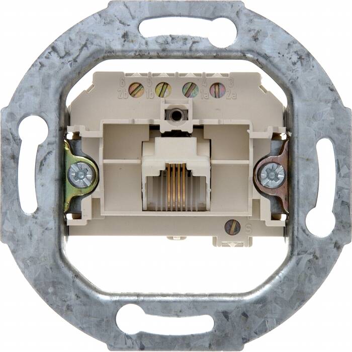 Розетка телефонной Berker, скрытый монтаж, 4568