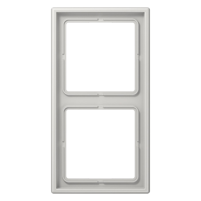 Рамка 2 поста Jung LS 990, светло-серый, LS982LG