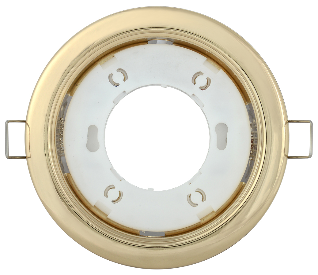 LIGHTING Светильник 4114 встраиваемый под лампу GX53 золото IEK