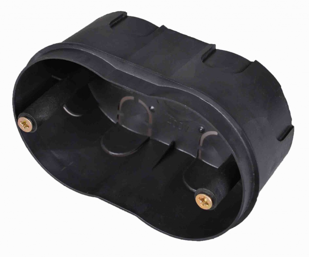 Коробка монтажная Plast Electro под ANAM 1-ая для сплошных стен, с крепежом, 110x65 PE 000 006
