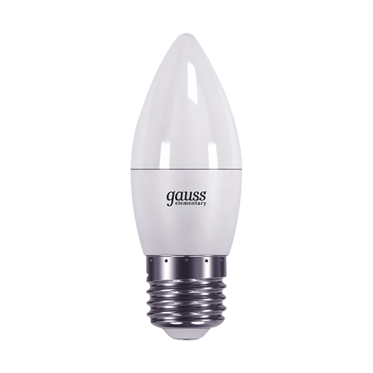 Лампа светодиодная LED 6 Вт 450 лм 4100К AC180-240В E27 свеча нейтральный Elementary