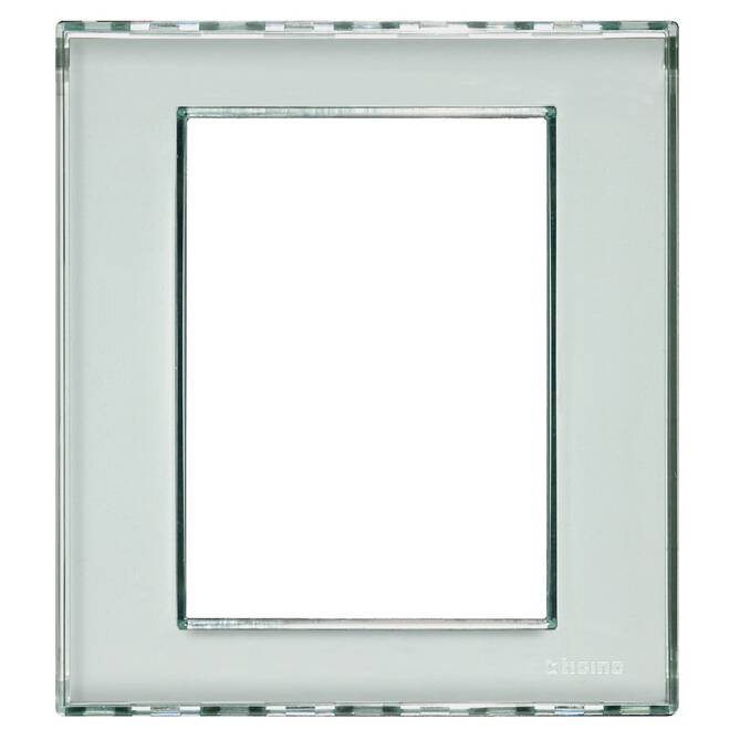 Рамка 3+3 модуля BTicino LIVING LIGHT, прозрачный, LND4826KR