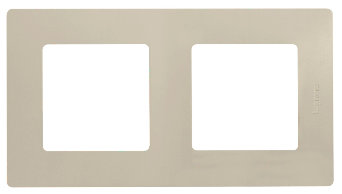 ETIKA Рамка 2 поста слоновая кость