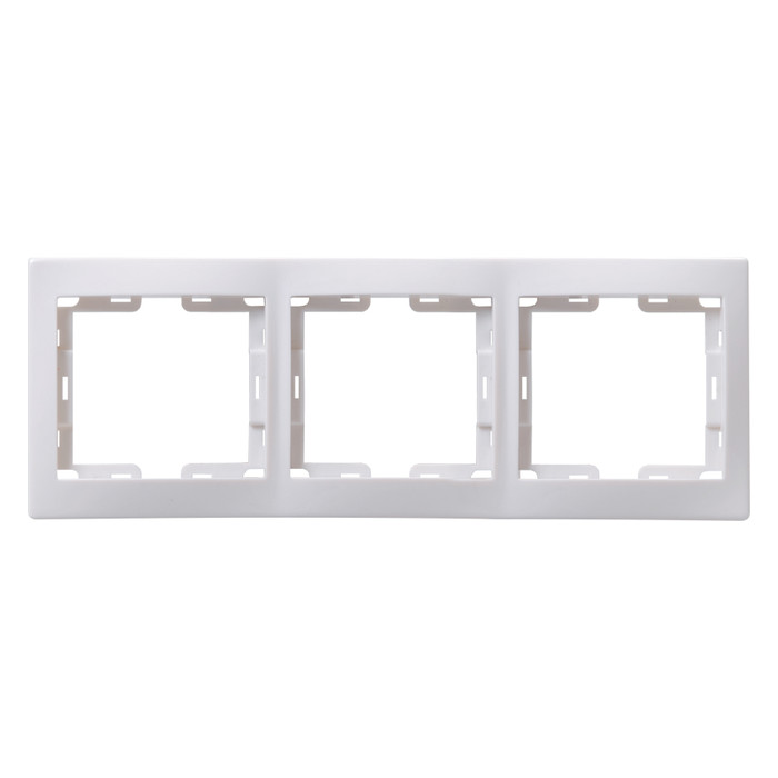 Рамка 3 поста IEK КВАРТА, вертикальная, белый, EMK31-K01-DM
