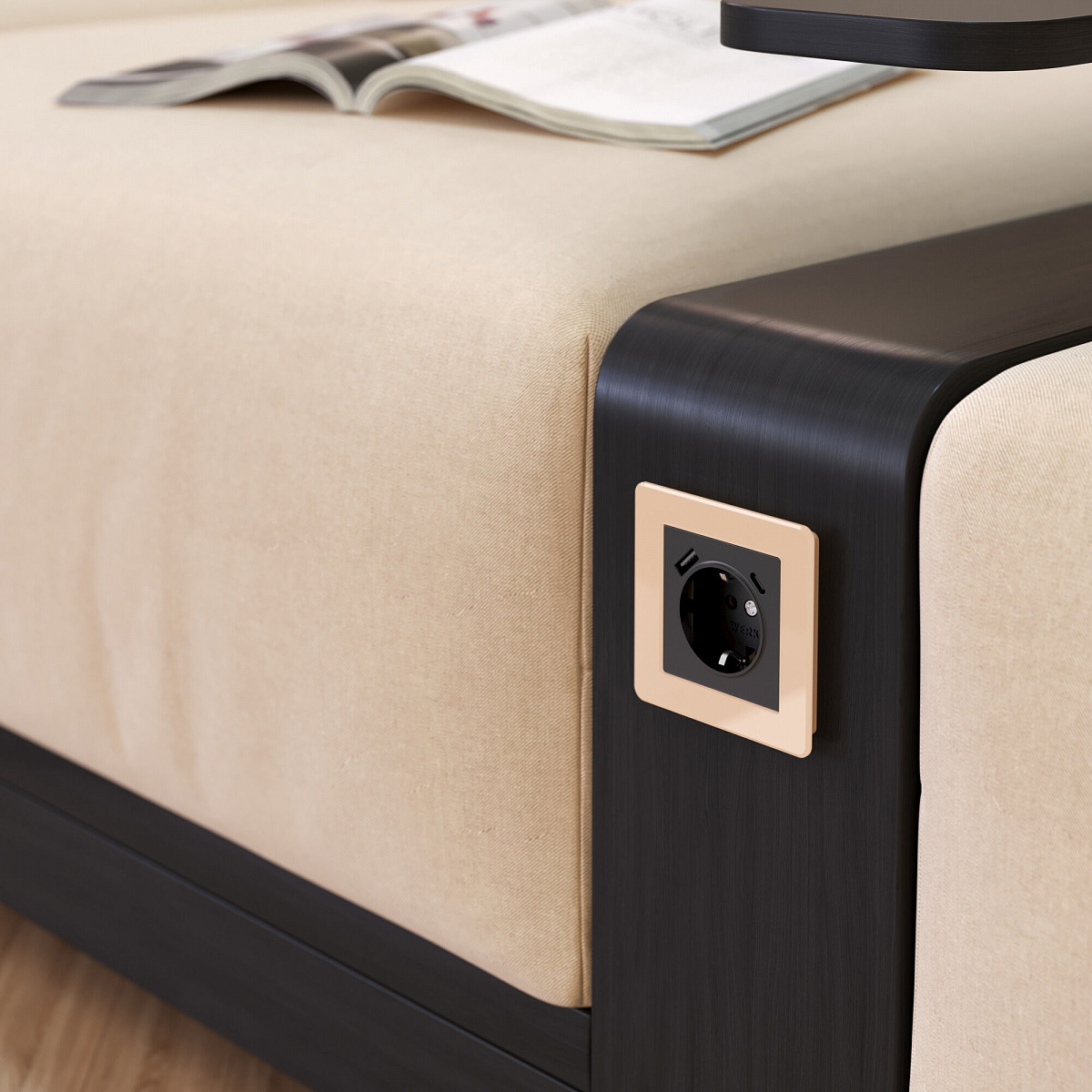 Рамка из акрила на 1 пост Acrylic айвори W0012743