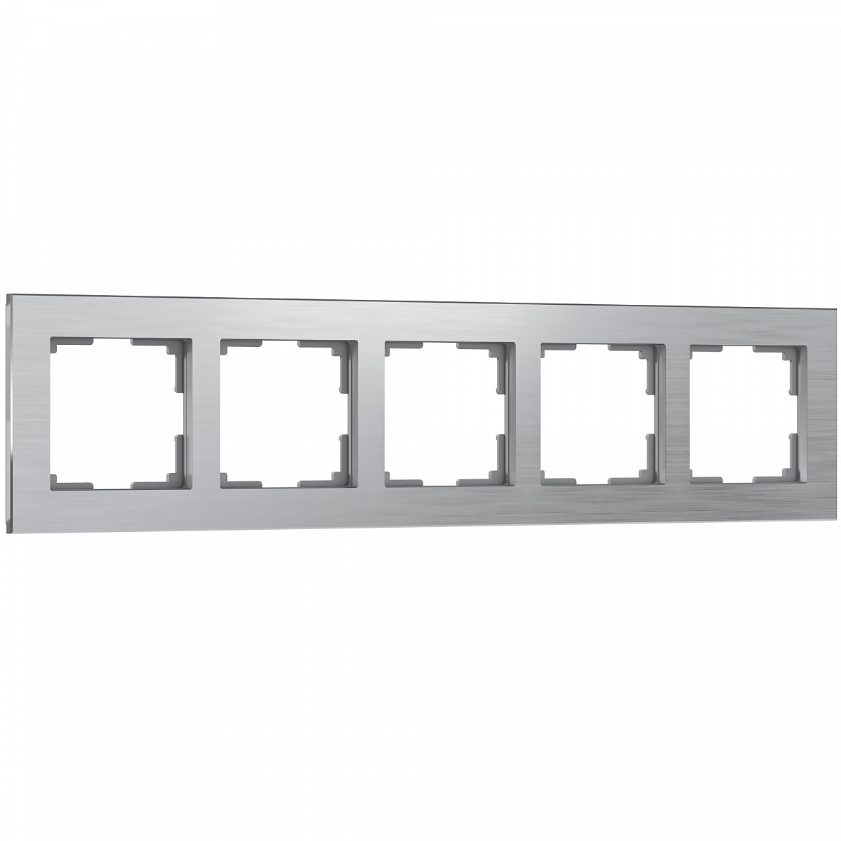 Рамка на 5 постов (алюминий) W0051706
