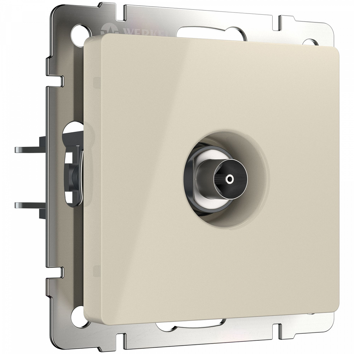 ТВ розетка оконечная  слоновая кость W1183003