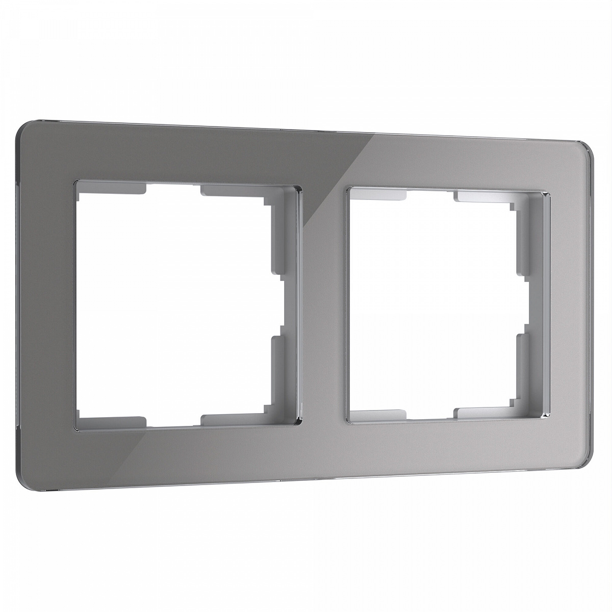 Рамка из акрила на 2 поста Acrylic графит W0022704