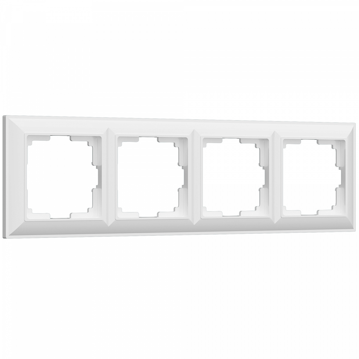 Рамка из пластика на 4 поста Fiore белый W0042201