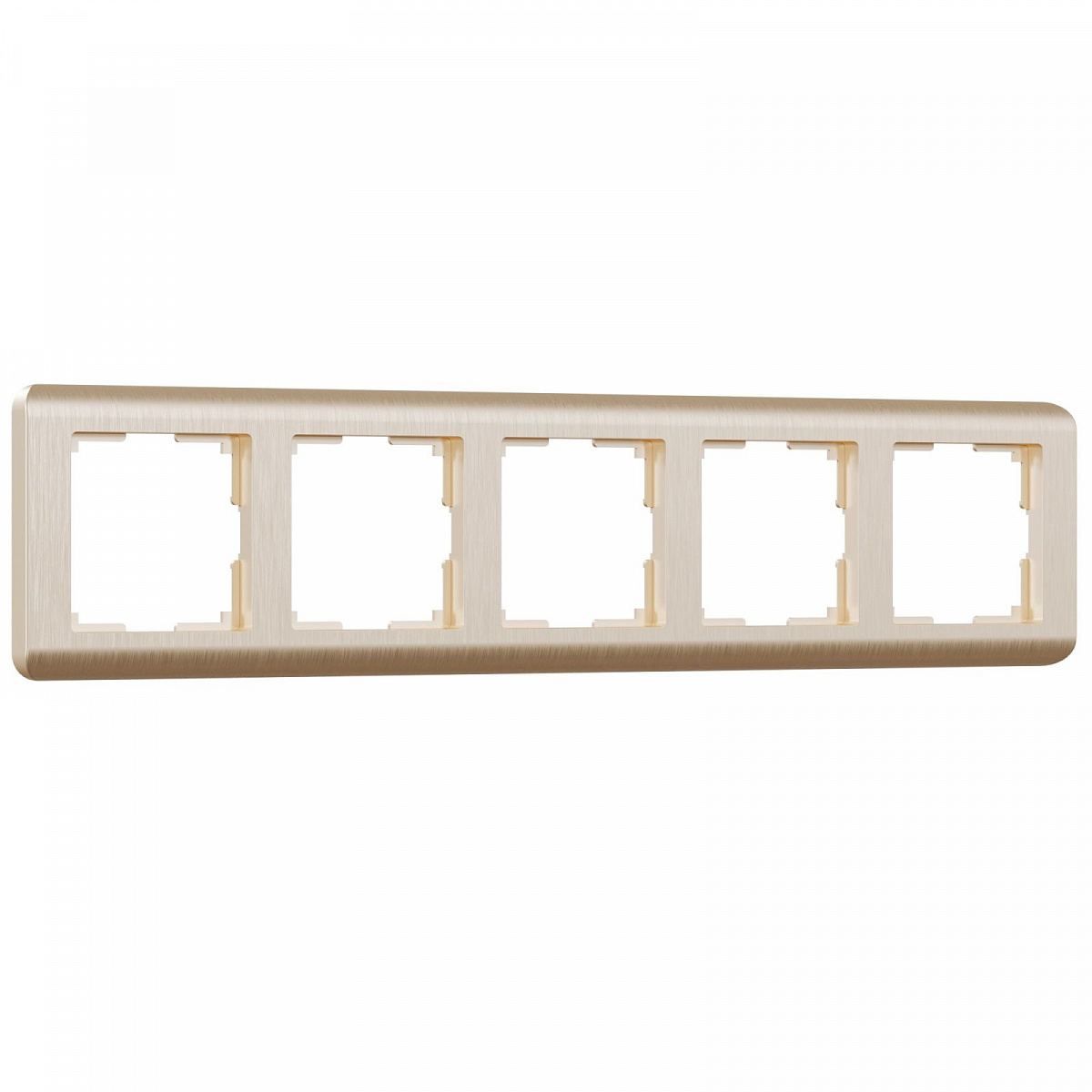 Рамка из поликарбоната на 5 постов Stream шампань W0052111