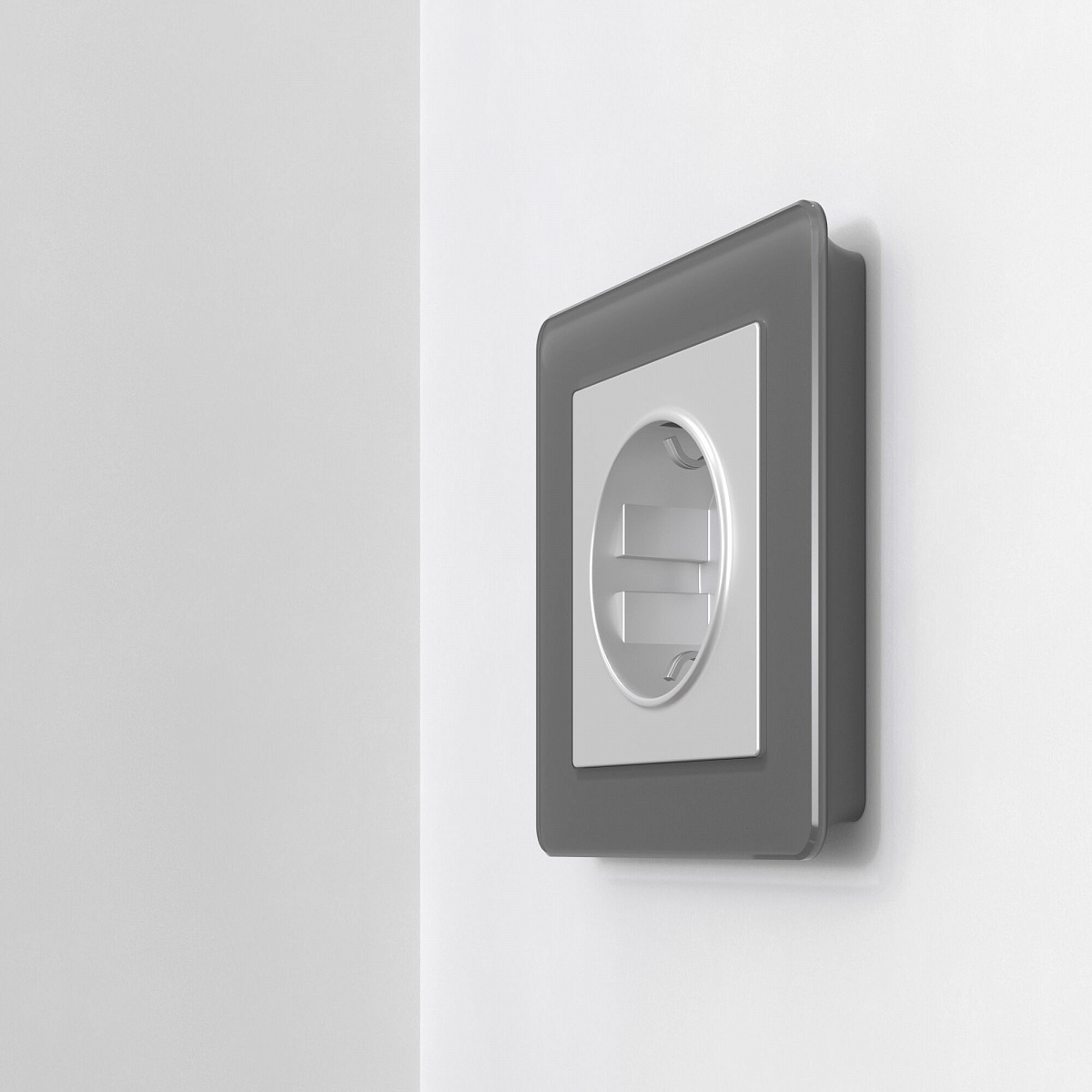 Рамка из акрила на 1 пост Acrylic графит W0012704