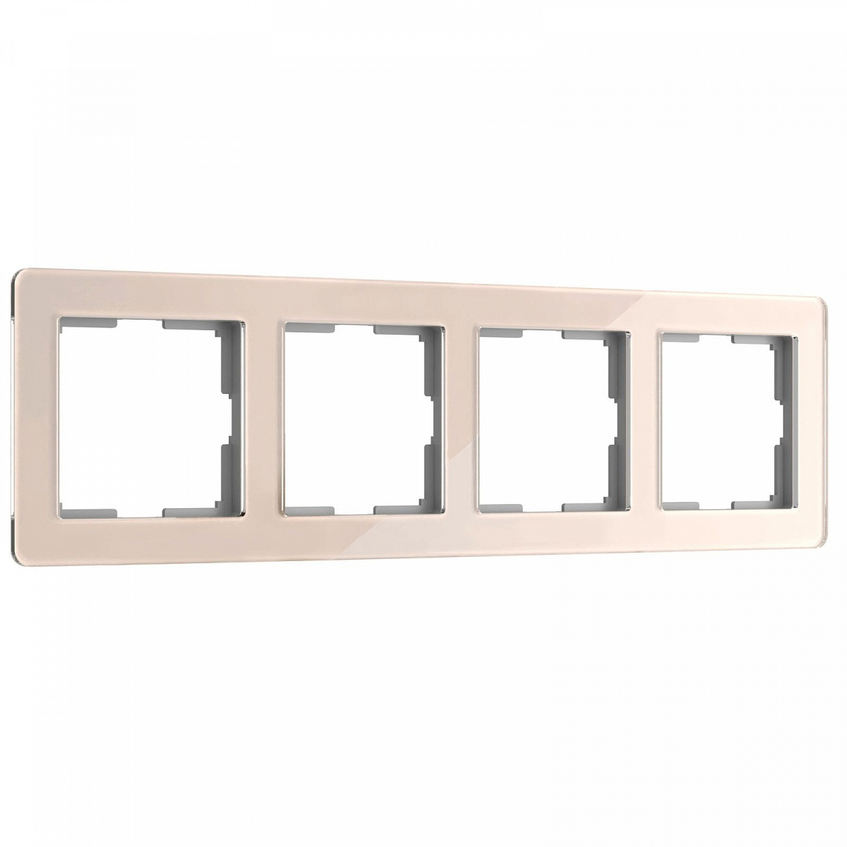 Рамка из акрила на 4 поста Acrylic айвори W0042743