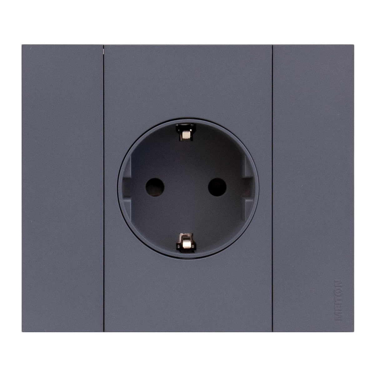 Рамка 2-ая цвет-Грифель матовый MEITON AA4802M2AL