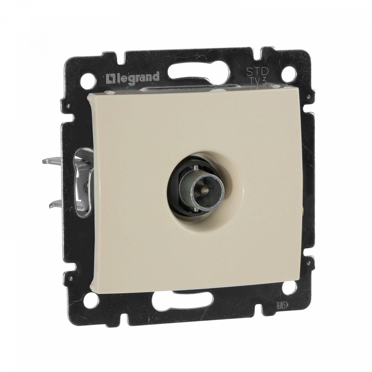 Розетка телевизионная проходная TV СП Valena 14дБ 2400МГц механизм сл. кость Leg 774331