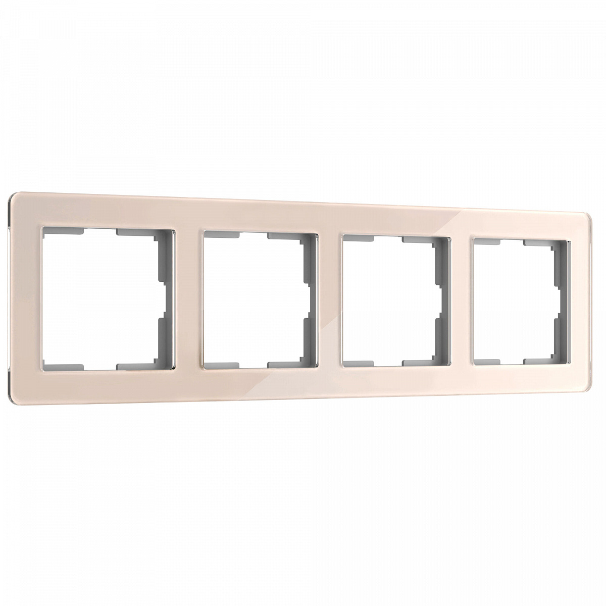 Рамка из акрила на 4 поста Acrylic айвори W0042743